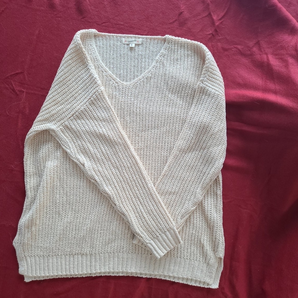 Over sized knit sweater